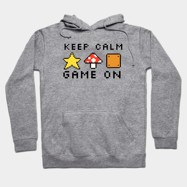 KEEP CALM GAME ON Hoodie by Cult Classics